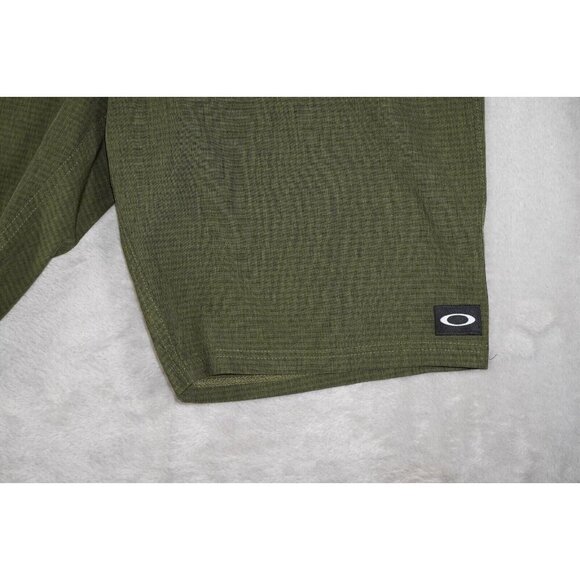 Oakley Men’s Hybrid Shorts Size 36 Green Performance Boardshorts - Picture 2 of 12